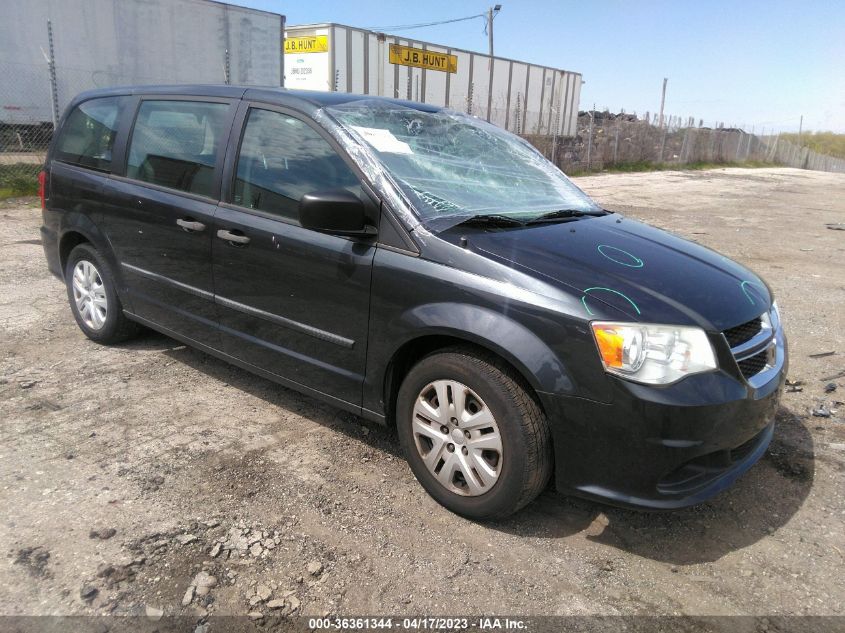 2014 DODGE GRAND CARAVAN AMERICAN VALUE PKG - 2C4RDGBG3ER459471