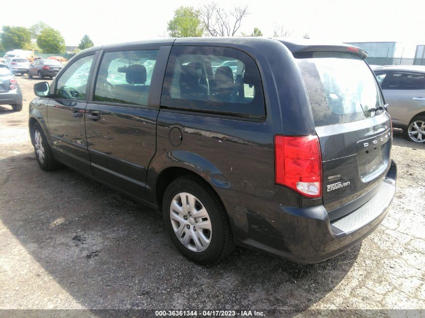 2014 DODGE GRAND CARAVAN AMERICAN VALUE PKG - 2C4RDGBG3ER459471