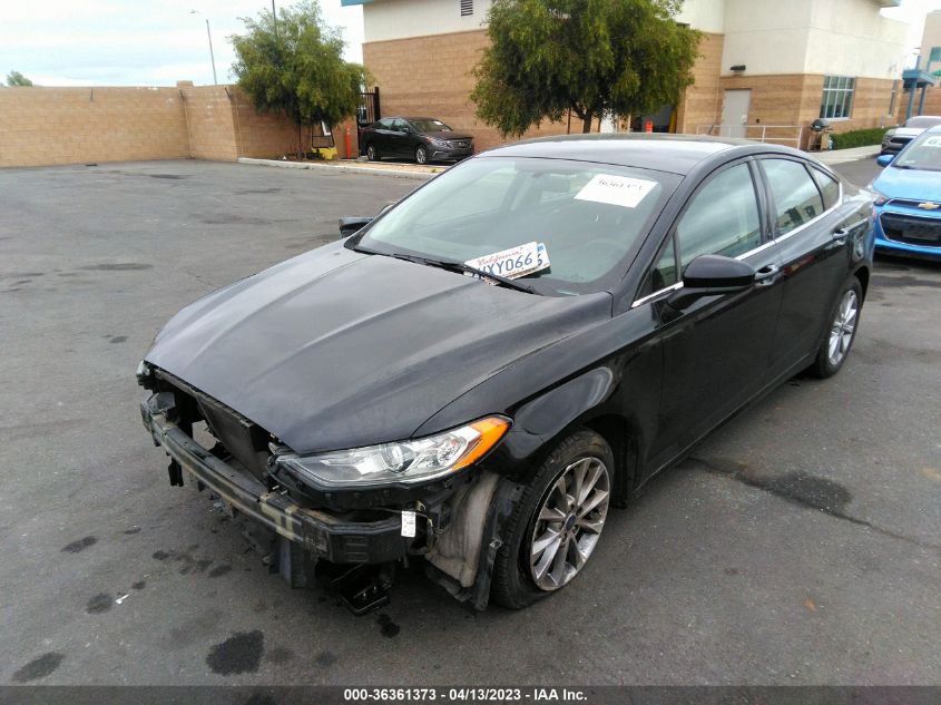 2017 FORD FUSION SE - 3FA6P0HD2HR293396