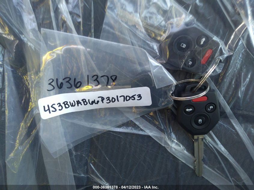 2023 SUBARU LEGACY - 4S3BWAB66P3017053