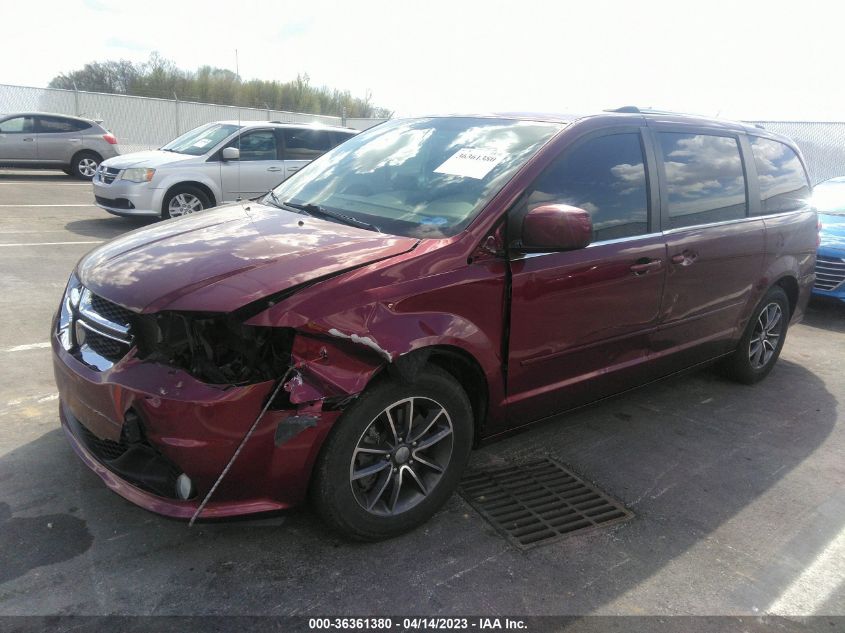 2017 DODGE GRAND CARAVAN SXT - 2C4RDGCG3HR671631