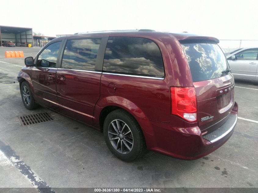 2017 DODGE GRAND CARAVAN SXT - 2C4RDGCG3HR671631