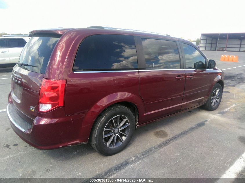 2017 DODGE GRAND CARAVAN SXT - 2C4RDGCG3HR671631
