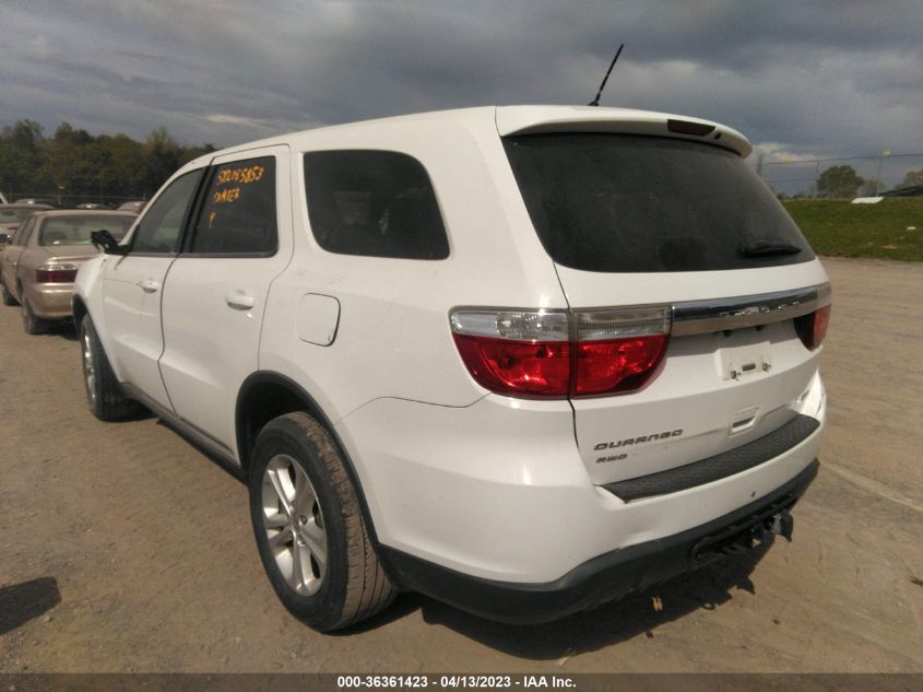 2013 DODGE DURANGO SXT - 1C4RDJAG3DC539908