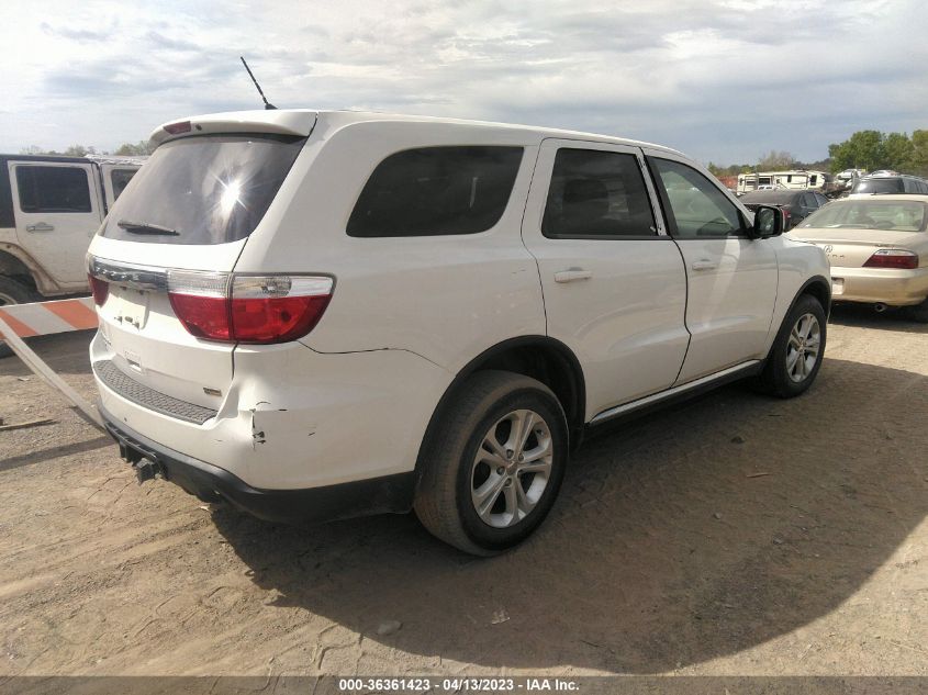 2013 DODGE DURANGO SXT - 1C4RDJAG3DC539908
