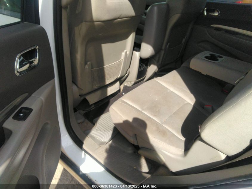 2013 DODGE DURANGO SXT - 1C4RDJAG3DC539908