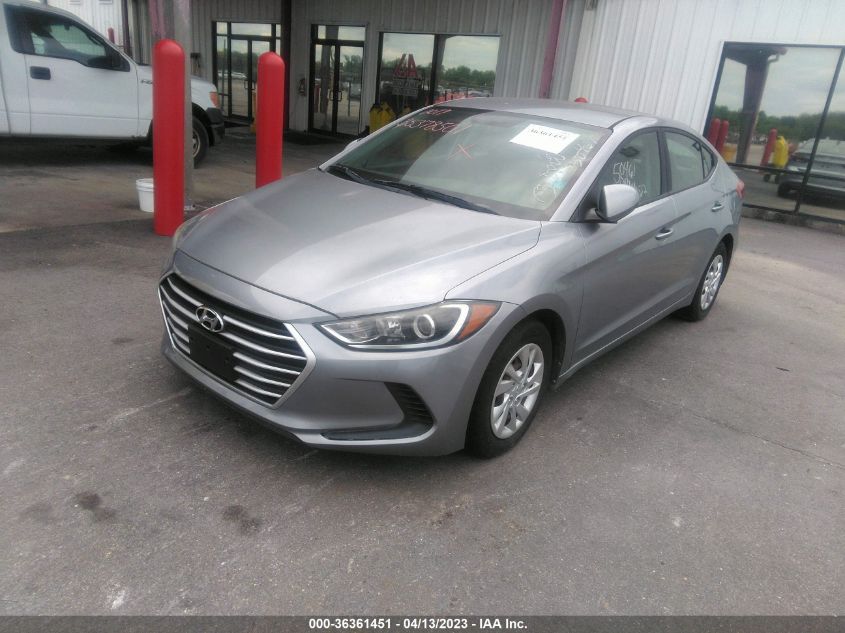 2017 HYUNDAI ELANTRA SE - 5NPD74LF9HH112234