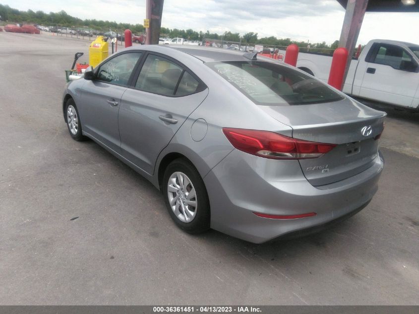 2017 HYUNDAI ELANTRA SE - 5NPD74LF9HH112234