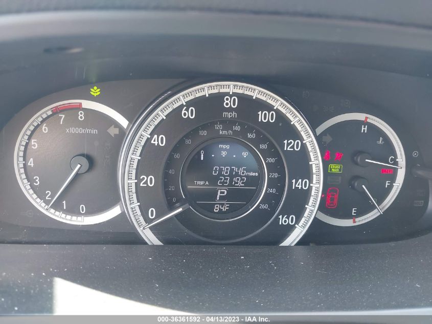 2016 HONDA ACCORD SEDAN EX - 1HGCR2F74GA152520