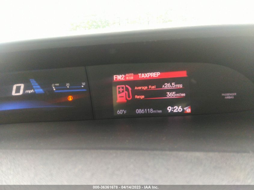 2015 HONDA CIVIC SEDAN LX - 19XFB2F53FE081062