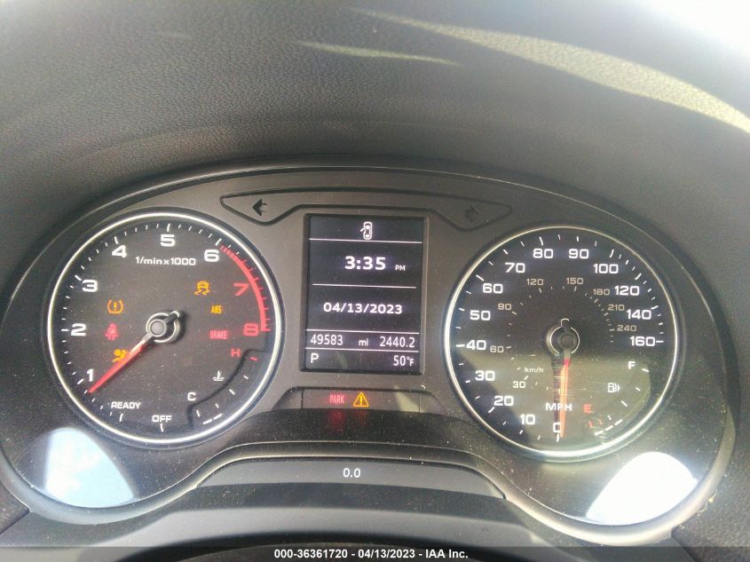 2017 AUDI A3 SEDAN PREMIUM - WAUB8GFF4H1033270