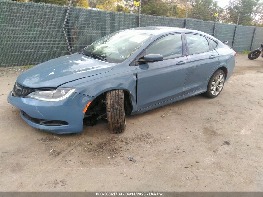 2015 CHRYSLER 200 S - 1C3CCCBB3FN626405