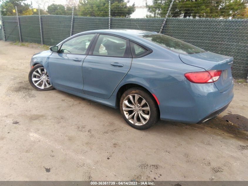 2015 CHRYSLER 200 S - 1C3CCCBB3FN626405