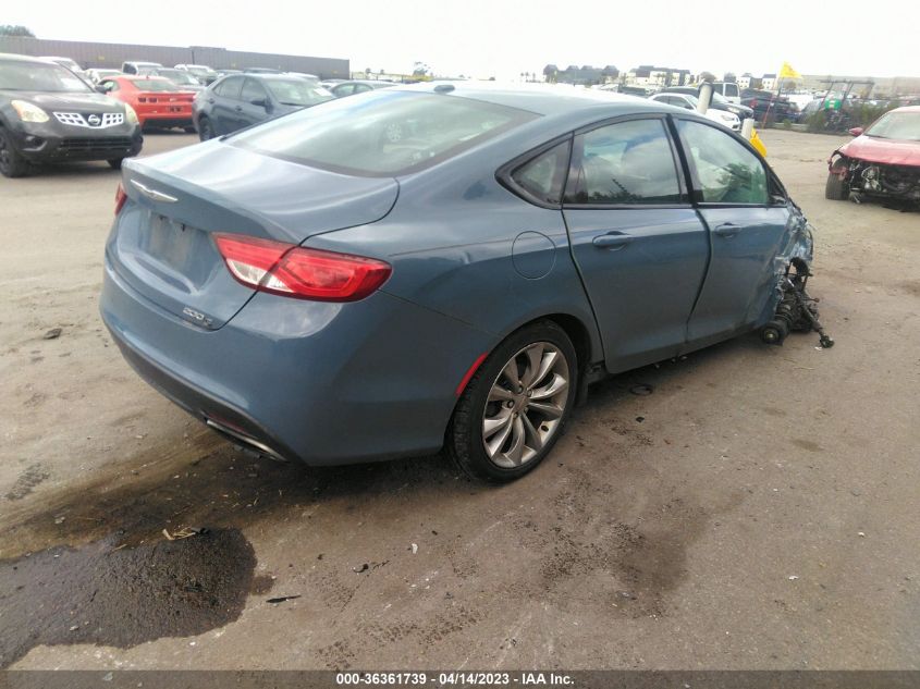 2015 CHRYSLER 200 S - 1C3CCCBB3FN626405