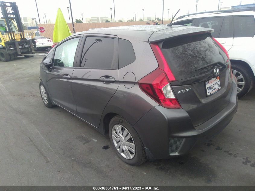 2016 HONDA FIT LX - JHMGK5H59GS008925