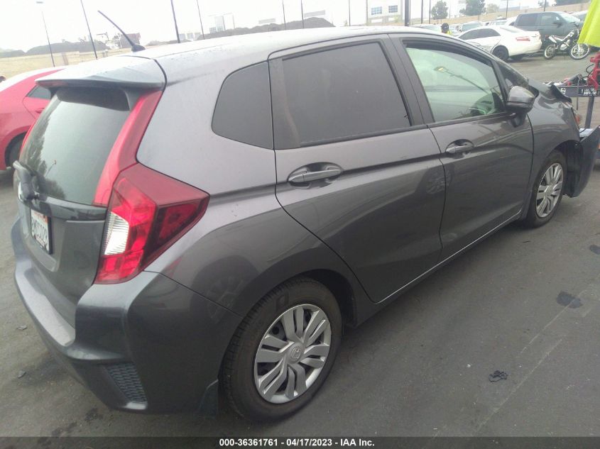 2016 HONDA FIT LX - JHMGK5H59GS008925