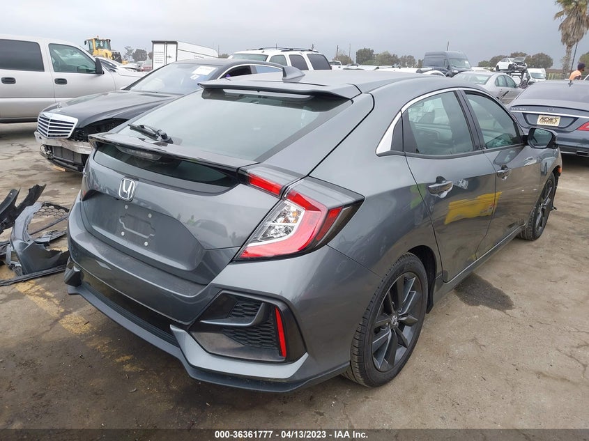 VIN SHHFK7H68LU407803 2020 HONDA CIVIC HATCHBACK EX