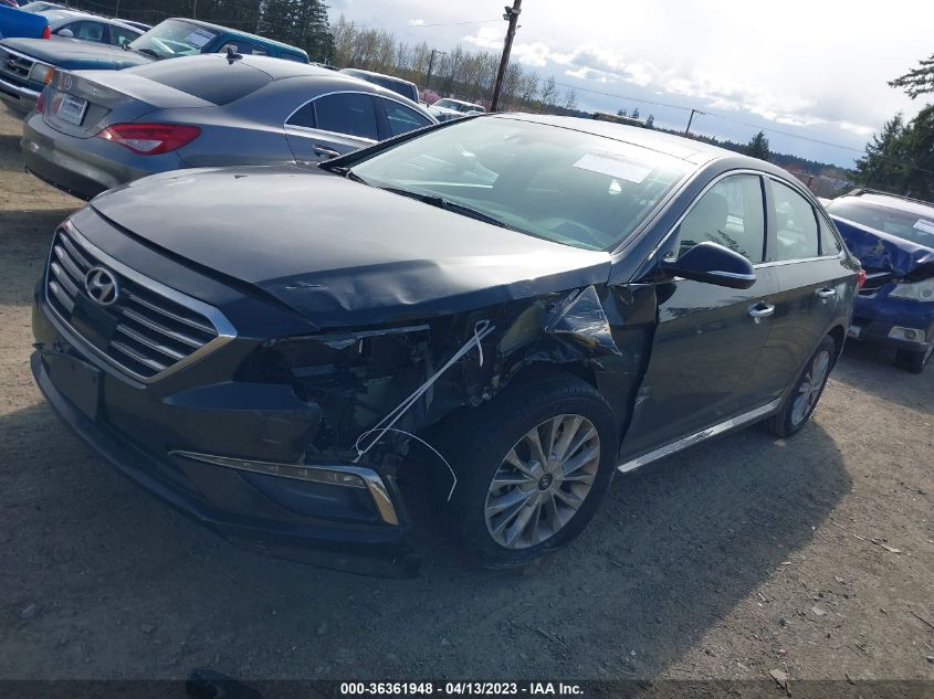 2015 HYUNDAI SONATA 2.4L LIMITED - 5NPE34AF9FH056523