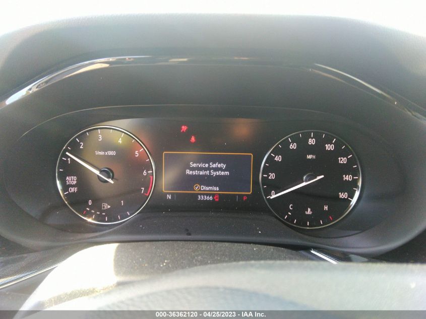 2022 BUICK ENVISION PREFERRED - LRBAZLR43ND010313