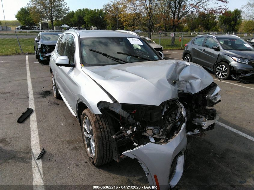 2019 BMW X3 XDRIVE30I - 5UXTR9C51KLP88706