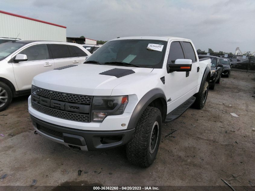 2013 FORD F-150 SVT RAPTOR - 1FTFW1R61DFC27786