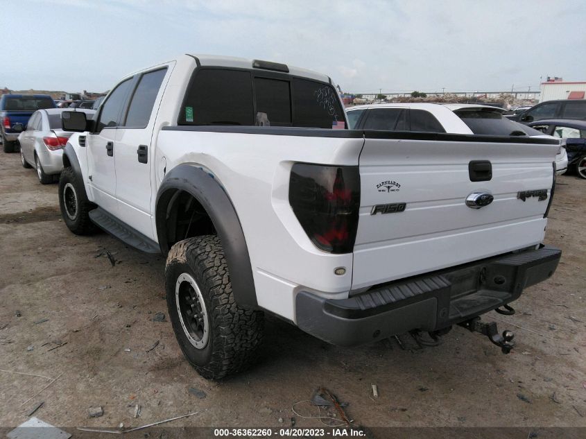 2013 FORD F-150 SVT RAPTOR - 1FTFW1R61DFC27786