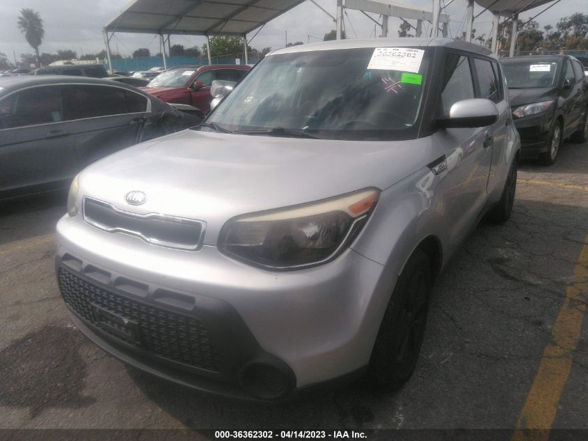 2015 KIA SOUL BASE - KNDJN2A23F7812460