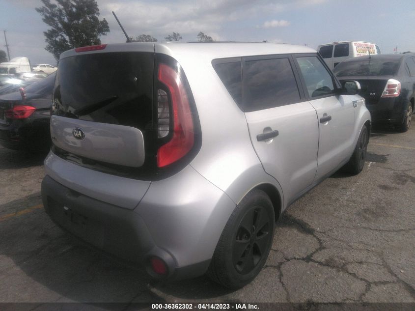2015 KIA SOUL BASE - KNDJN2A23F7812460