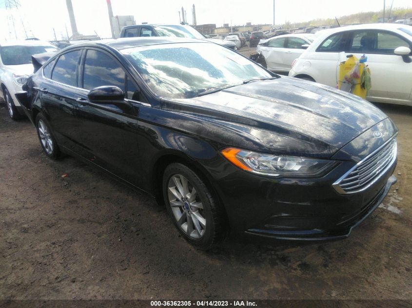 2017 FORD FUSION SE - 3FA6P0H70HR194361