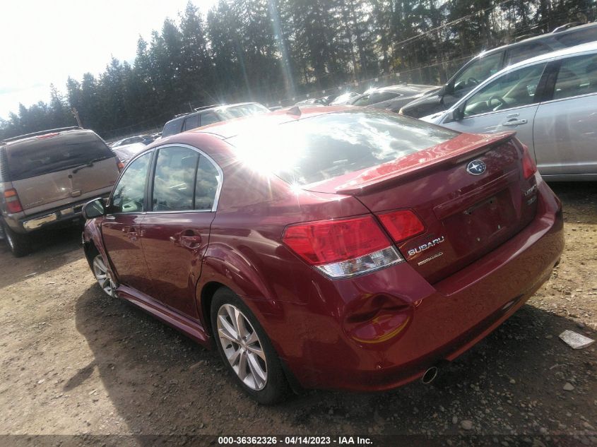 2013 SUBARU LEGACY 3.6R LIMITED - 4S3BMDK62D2039401