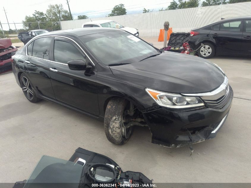 2017 HONDA ACCORD SEDAN SPORT - 1HGCR2F68HA137723