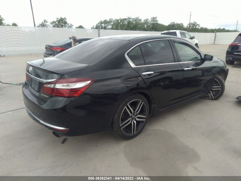 2017 HONDA ACCORD SEDAN SPORT - 1HGCR2F68HA137723