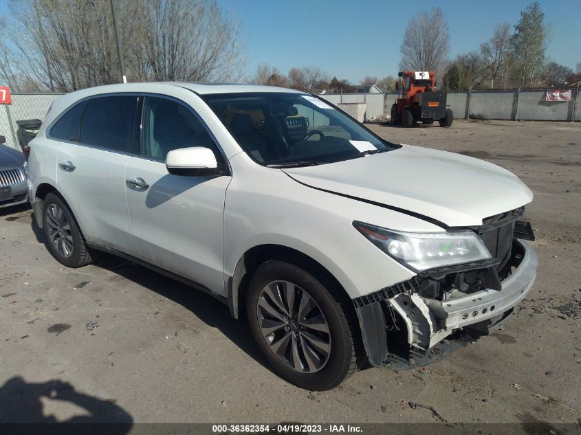 2014 ACURA MDX TECH PKG - 5FRYD4H48EB029405