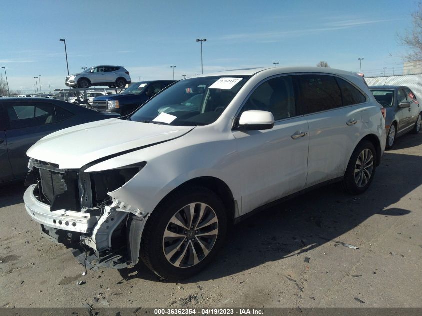 2014 ACURA MDX TECH PKG - 5FRYD4H48EB029405