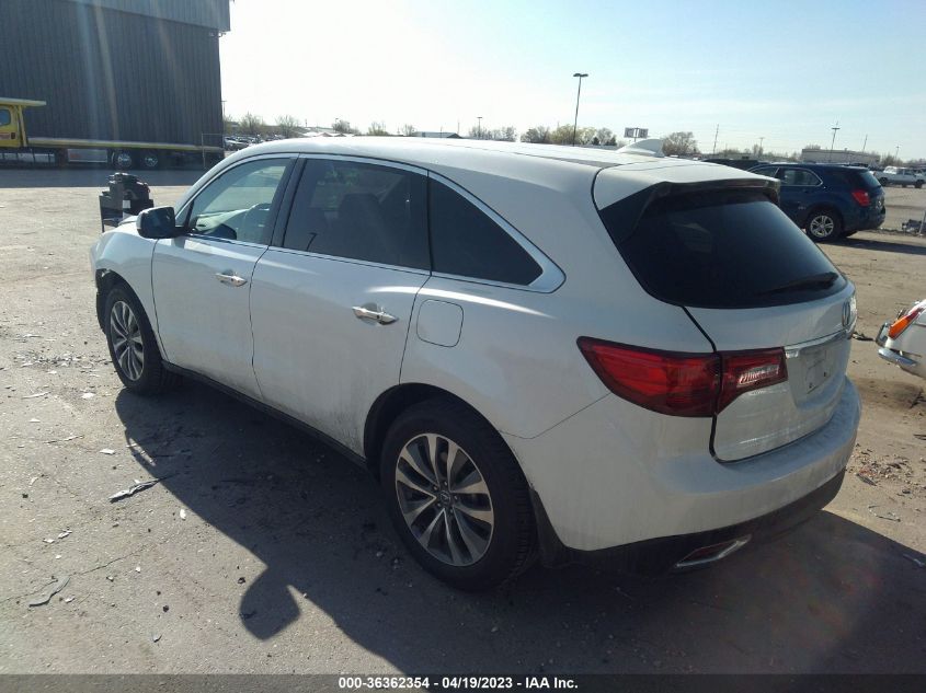 2014 ACURA MDX TECH PKG - 5FRYD4H48EB029405