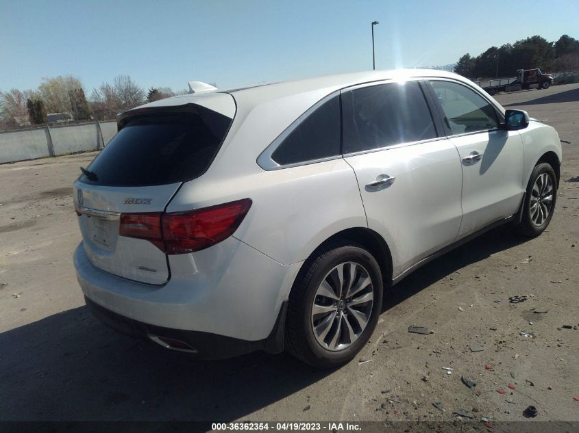 2014 ACURA MDX TECH PKG - 5FRYD4H48EB029405