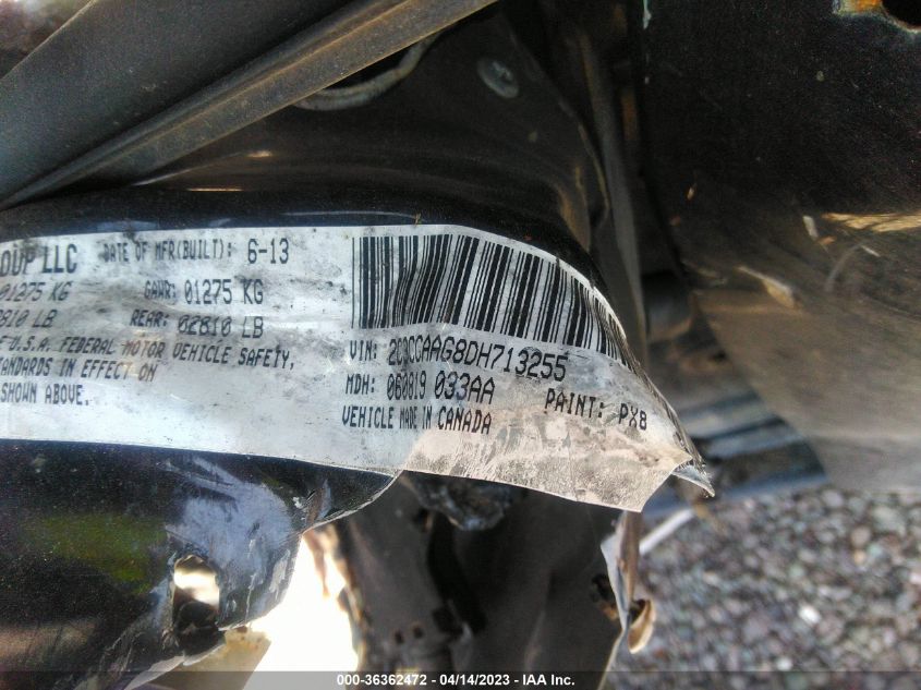 2013 CHRYSLER 300 - 2C3CCAAG8DH713255