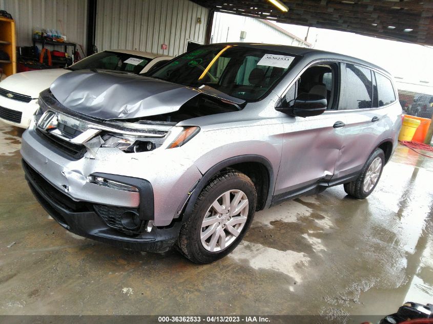 2019 HONDA PILOT LX - 5FNYF5H16KB043404