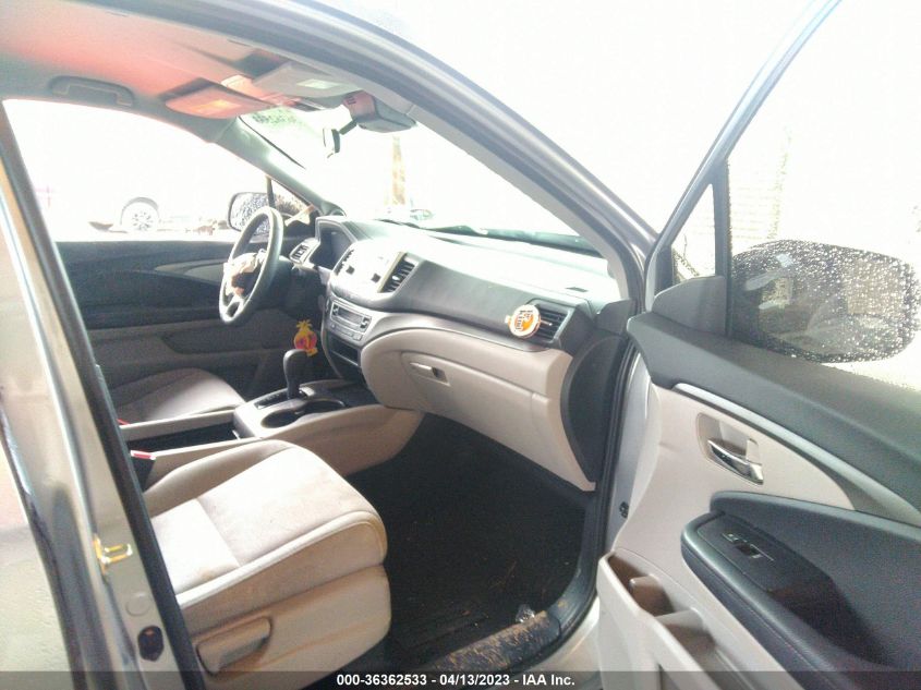 2019 HONDA PILOT LX - 5FNYF5H16KB043404