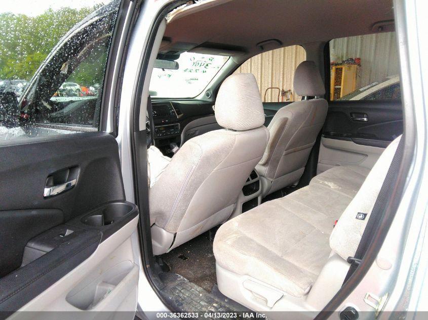 2019 HONDA PILOT LX - 5FNYF5H16KB043404