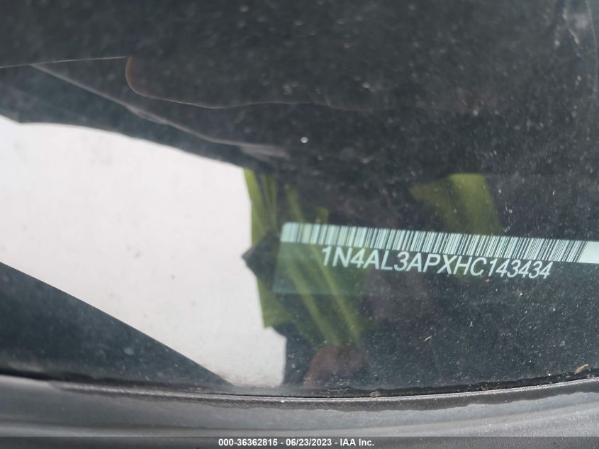 2017 NISSAN ALTIMA 2.5 S - 1N4AL3APXHC143434
