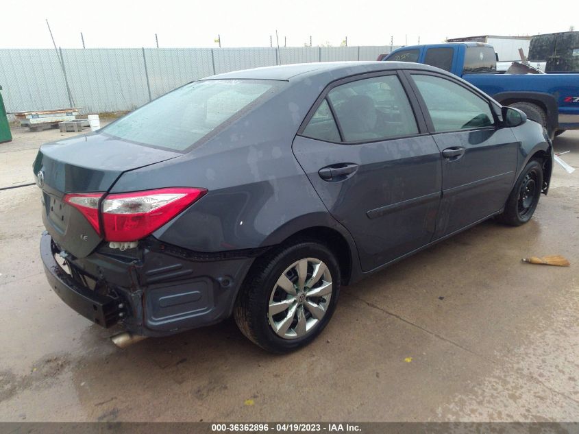 2014 TOYOTA COROLLA L/LE/S/S PLUS/LE PLUS - 5YFBURHE8EP026263