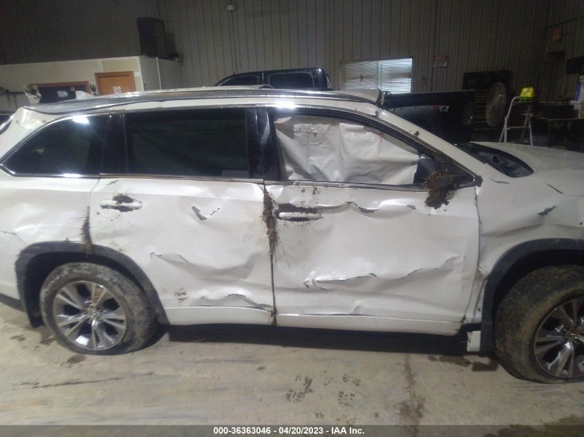 2015 TOYOTA HIGHLANDER XLE - 5TDJKRFH4FS155835