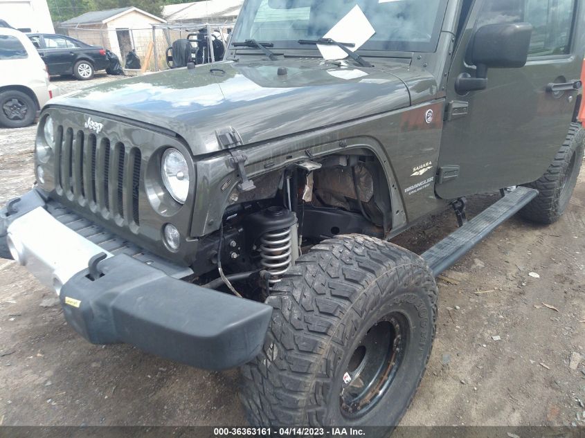 2015 JEEP WRANGLER UNLIMITED SAHARA - 1C4BJWEG9FL639788