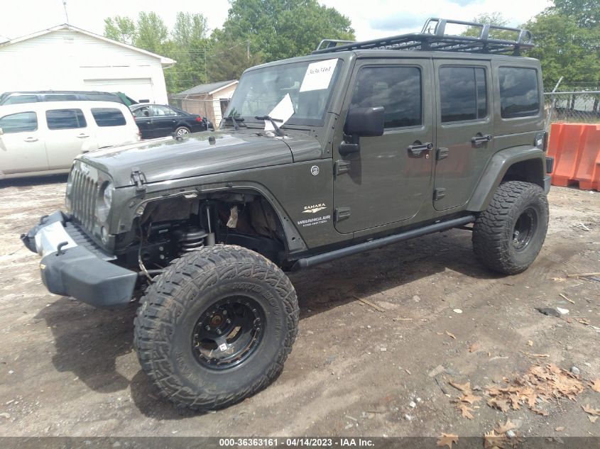 2015 JEEP WRANGLER UNLIMITED SAHARA - 1C4BJWEG9FL639788