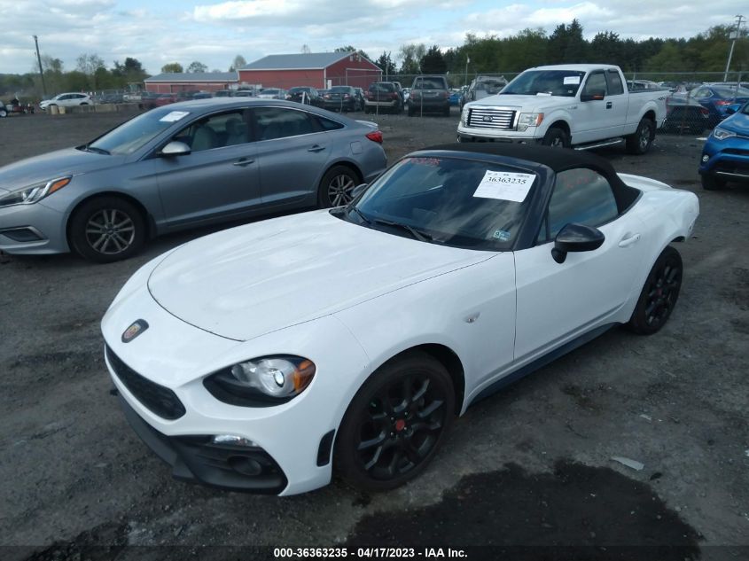2017 FIAT 124 SPIDER ELABORAZIONE ABARTH - JC1NFAEK2H0124185