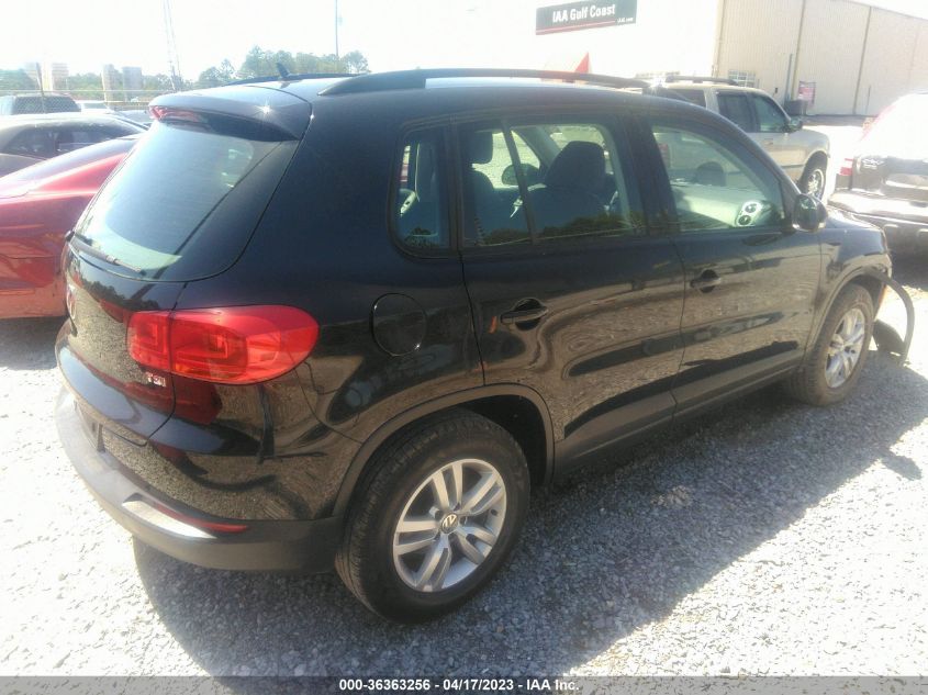 2016 VOLKSWAGEN TIGUAN S - WVGAV7AX2GW573902