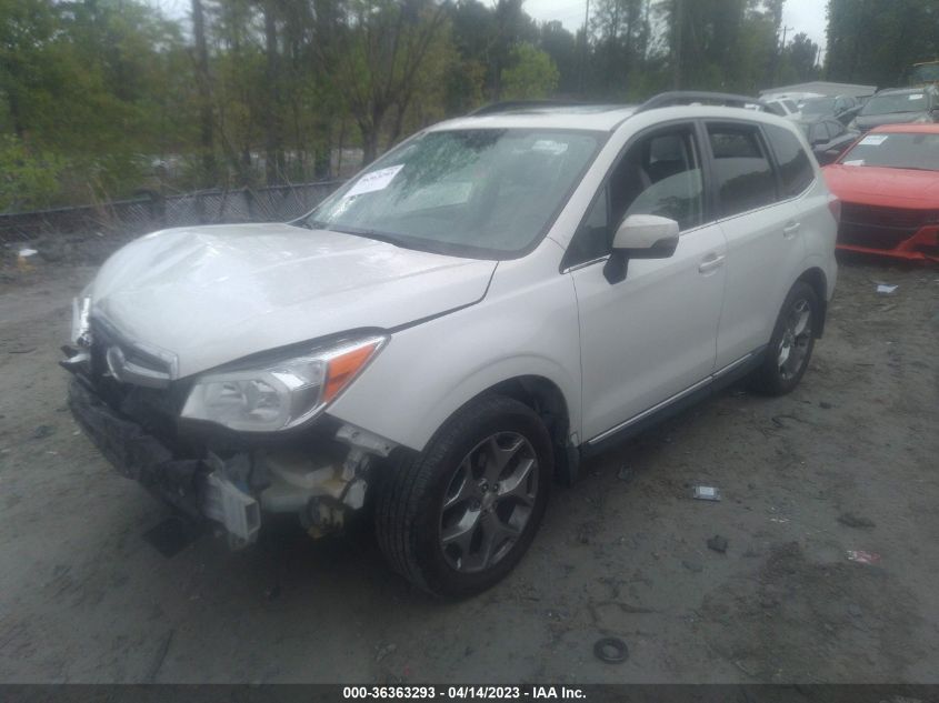 2016 SUBARU FORESTER 2.5I TOURING - JF2SJAXC3GH564685