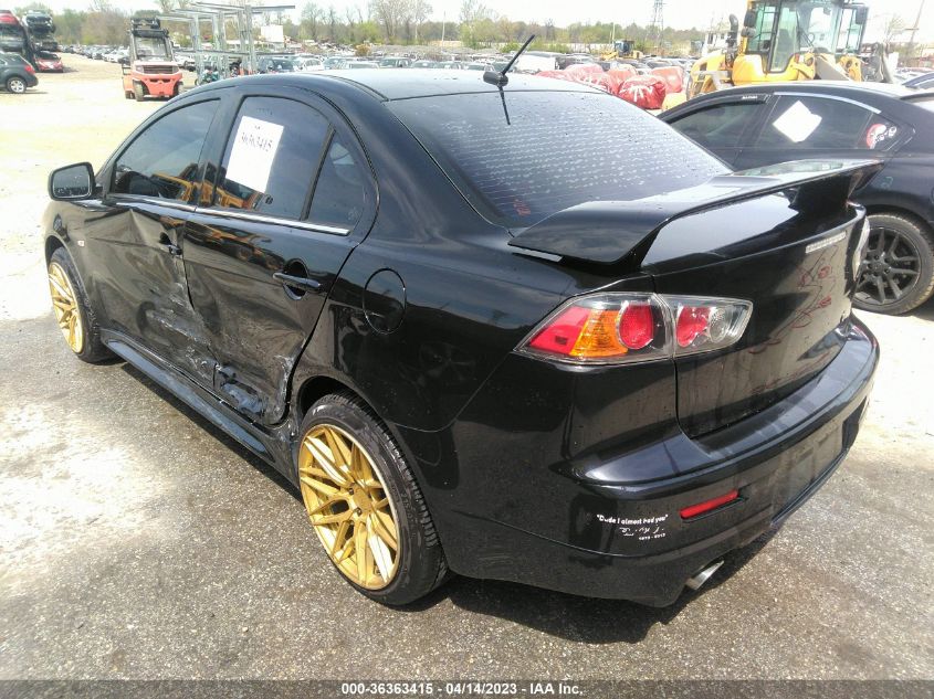 2013 MITSUBISHI LANCER RALLIART - JA32V6FV3DU022734