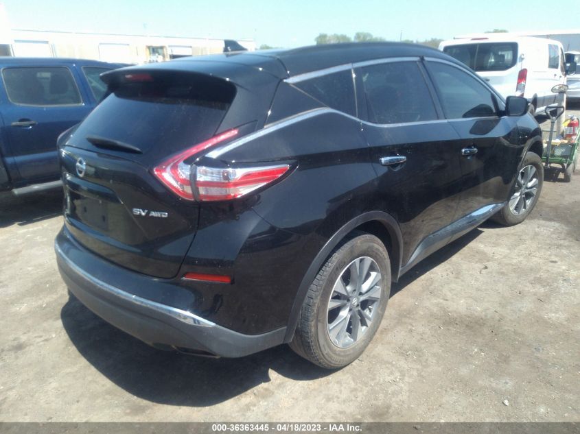 2018 NISSAN MURANO SV - 5N1AZ2MH6JN113151